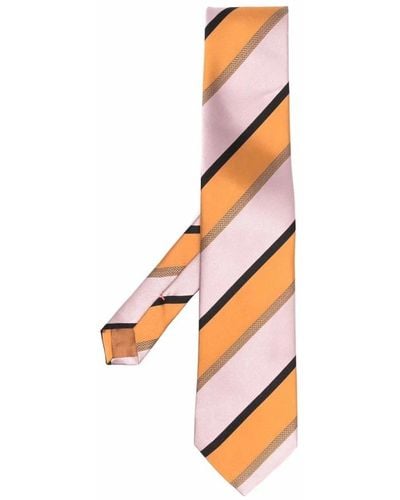 Dries Van Noten Stilvolle tie 102 q 4903 krawatte - Orange