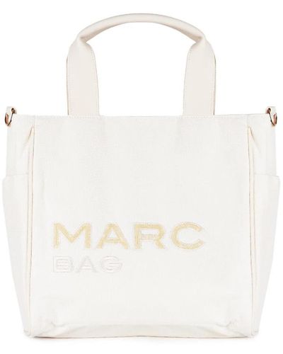 Marc Ellis Tote Bags - White