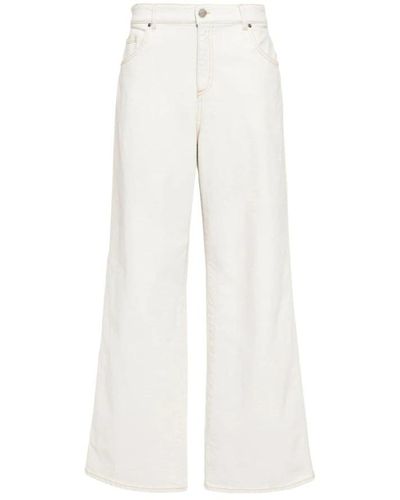Blumarine Wide Jeans - White