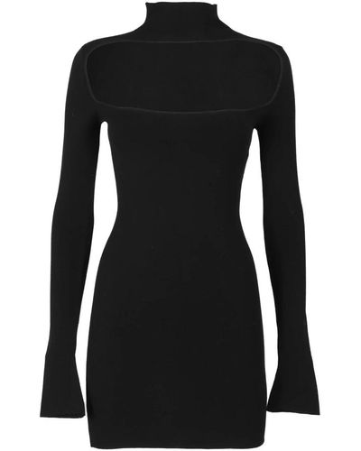 Ssheena Dresses > day dresses > knitted dresses - Noir
