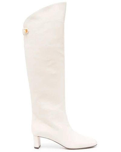 Maison Skorpios Shoes > boots > over-knee boots - Blanc