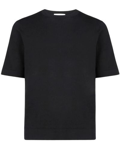 Ballantyne Round-neck knitwear,schwarze t-shirts und polos r hals