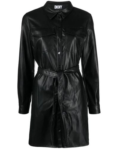 DKNY Midi dresses - Negro