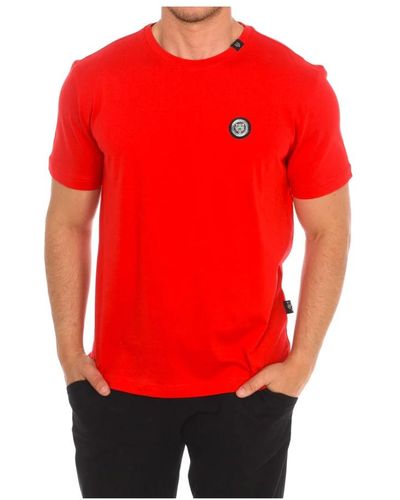 Philipp Plein T-shirt a manica corta con stampa claw - Rosso