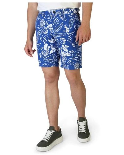 Tommy Hilfiger Shorts con stampa floreale per uomo - Blu