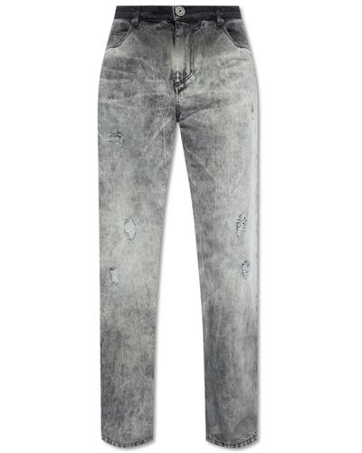 Balmain Jeans > straight jeans - Gris