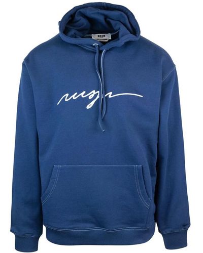 MSGM Sweatshirts & hoodies > hoodies - Bleu