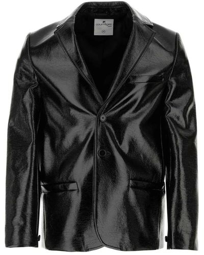 Courreges Jackets > leather jackets - Noir