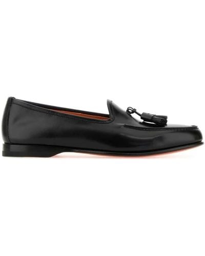 Santoni Shoes > flats > loafers - Noir