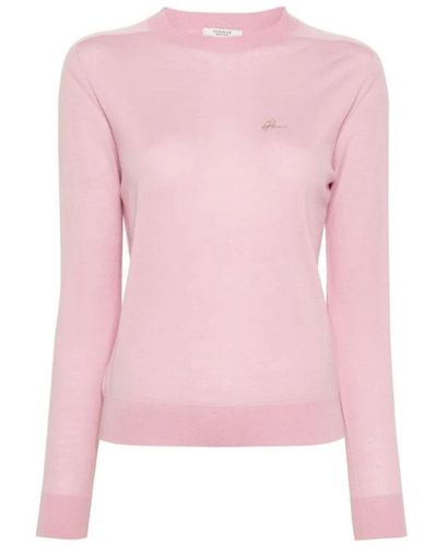 Peserico Round-Neck Knitwear - Pink