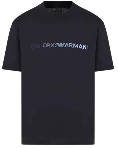 Emporio Armani Blaue t-shirts und polos