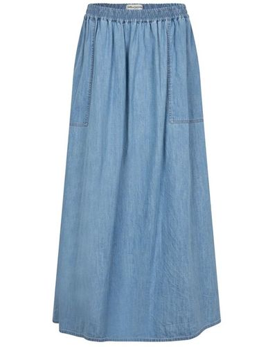 Lolly's Laundry Maxi Skirts - Blue