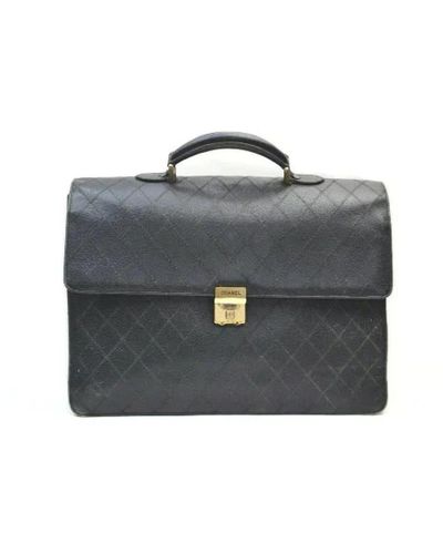 Chanel Vintage Pre-owned > Pre-owned Bags > Pre-owned Handbags - Grijs