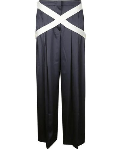 JW Anderson Wide Trousers - Blue