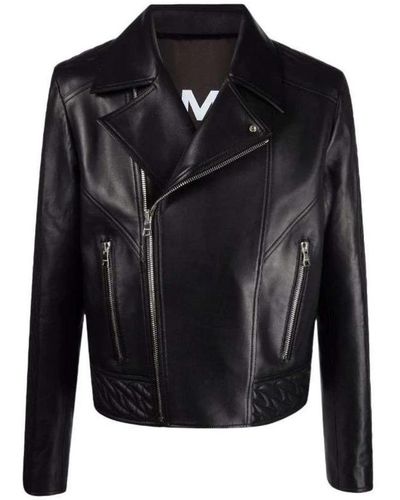 Balmain Jackets > leather jackets - Noir