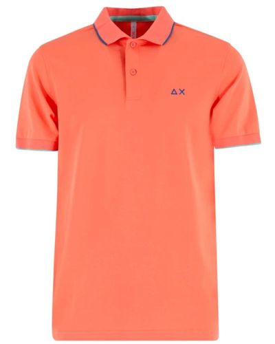 Sun 68 Tops > polo shirts - Orange