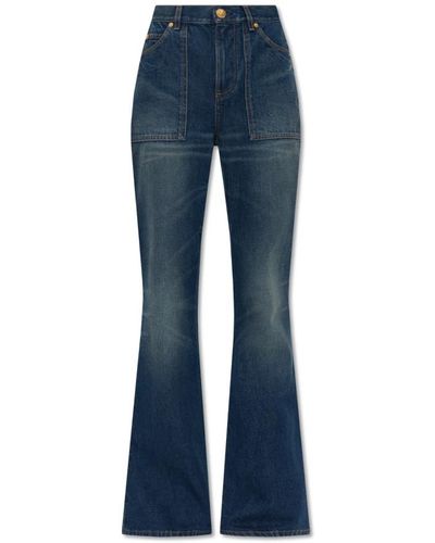 Balmain Jeans a zampa - Blu