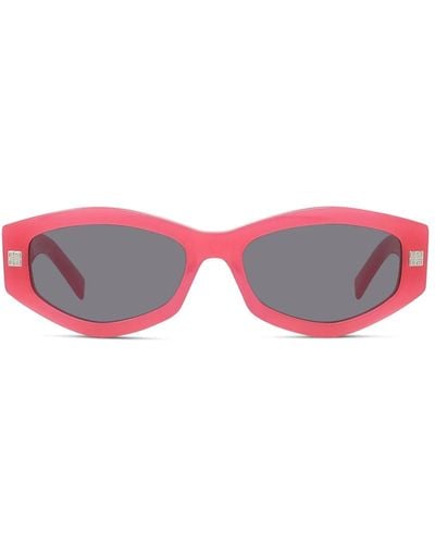 Givenchy Glänzende fuchsia cat-eye sonnenbrille - Pink