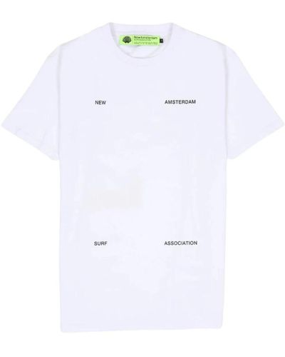 New Amsterdam Surf Association T-shirts - Blanc