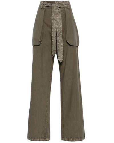 R13 Trousers > wide trousers - Gris