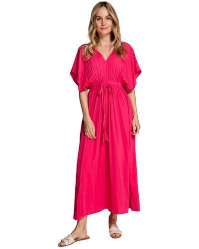 Zhrill Maxi Dresses - Pink