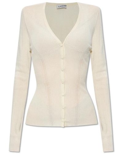 Lanvin Knitwear > cardigans - Blanc