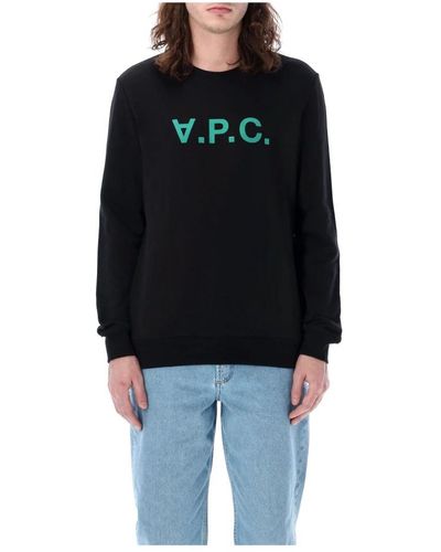 A.P.C. Sweatshirts - Black