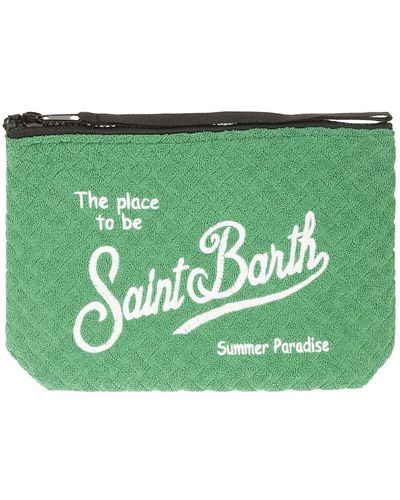 Mc2 Saint Barth Sponge pochette reißverschluss strand stadt - Grün