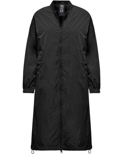 Bomboogie Oversize nylon bomber jacket - Negro