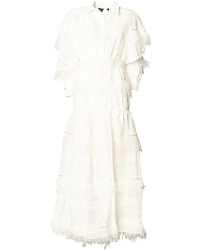 Giulia N Couture Maxi Dresses - White