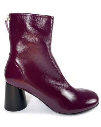 Halmanera Heeled Boots - Purple