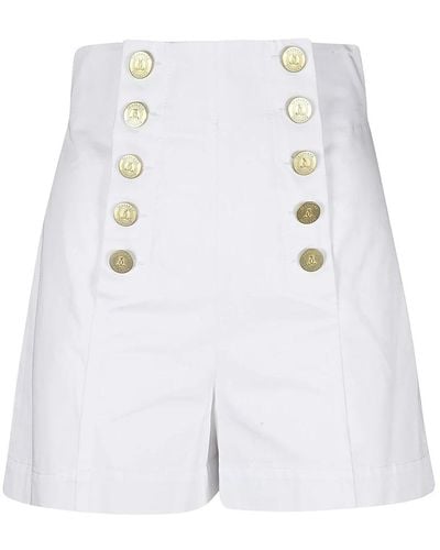 The Seafarer Short Shorts - White