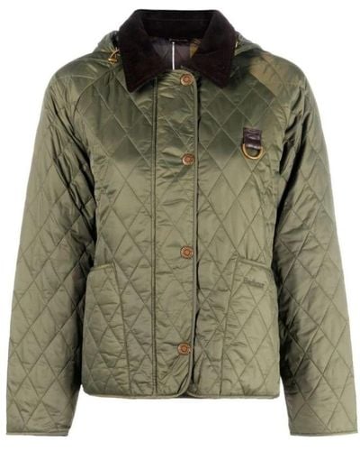 Barbour Down Jackets - Green