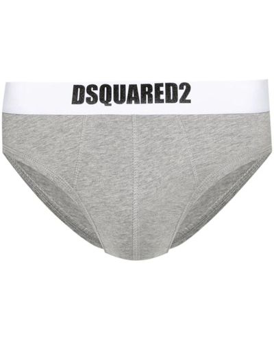 DSquared² Brief twin pack unterwäsche - Grau