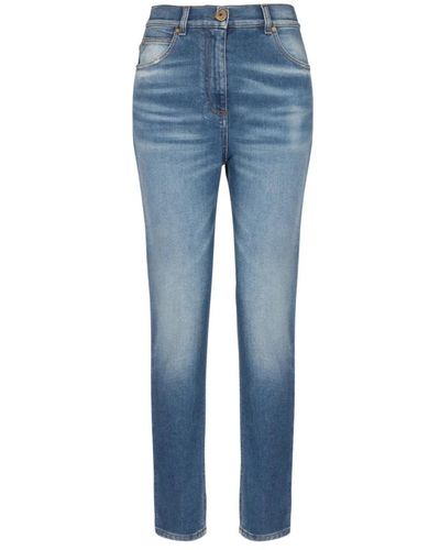 Balmain Slim-fit denim-jeans - Blau