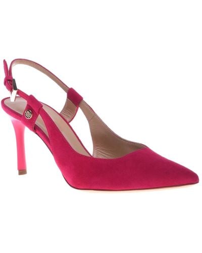 Baldinini Court shoe in fuchsia suede - Pink