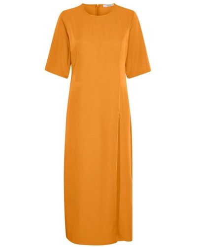 Gestuz Midi Dresses - Orange