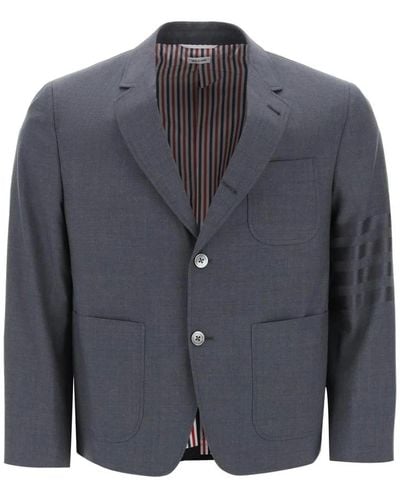 Thom Browne Suits > formal blazers - Bleu