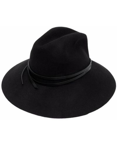Golden Goose Hat felt with leather belt - Negro