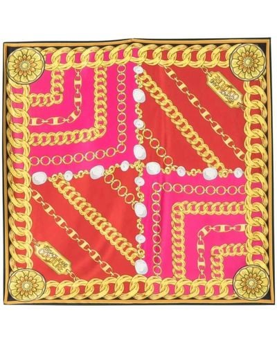 Versace Kettenperlen foulard - Pink