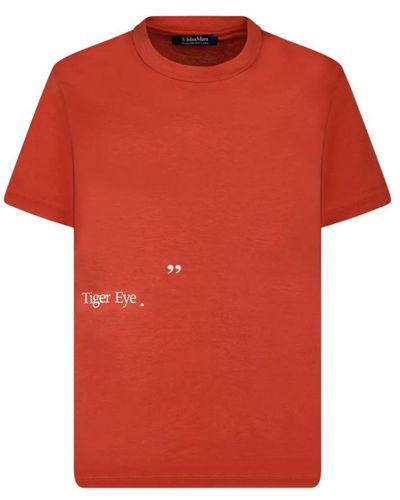 Max Mara T-Shirts - Red