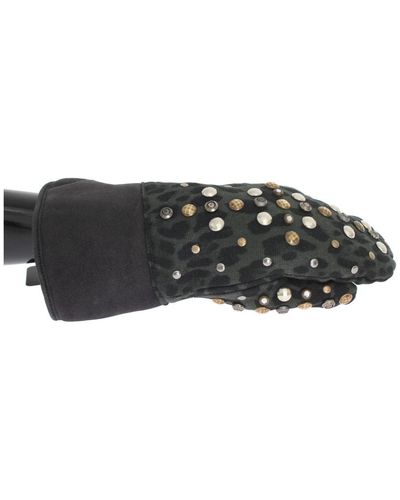Dolce & Gabbana Casual handschuhe mit nieten - Schwarz