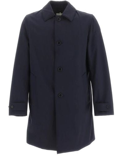Aspesi Coats > single-breasted coats - Bleu