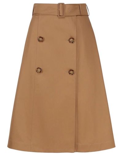 Burberry Skirts > midi skirts - Neutre