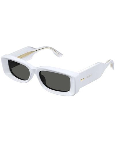 Gucci Lichtblau graue sonnenbrille gg1528s - Weiß