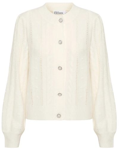 Karen By Simonsen Knitwear > cardigans - Blanc