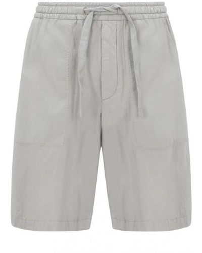 Zegna Zegna Cotton Shorts - Grau