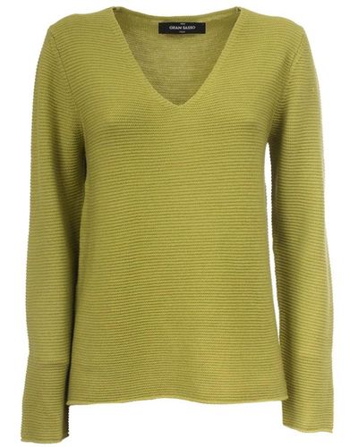 Gran Sasso Knitwear > v-neck knitwear - Vert
