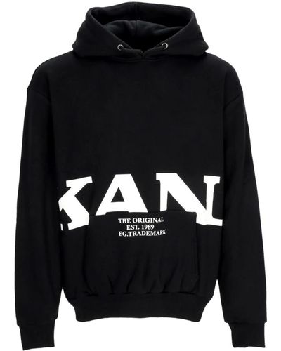 Karlkani Retro schwarzer hoodie streetwear