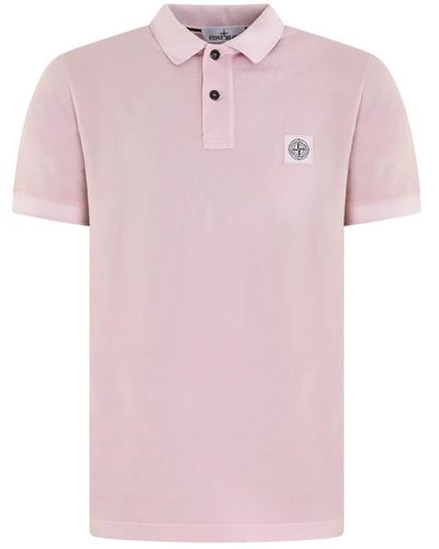 Stone Island Polo shirts - Pink